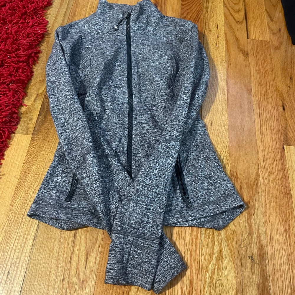 Lululemon Athletica Charcoal Heather Jacket | define jacket worn once